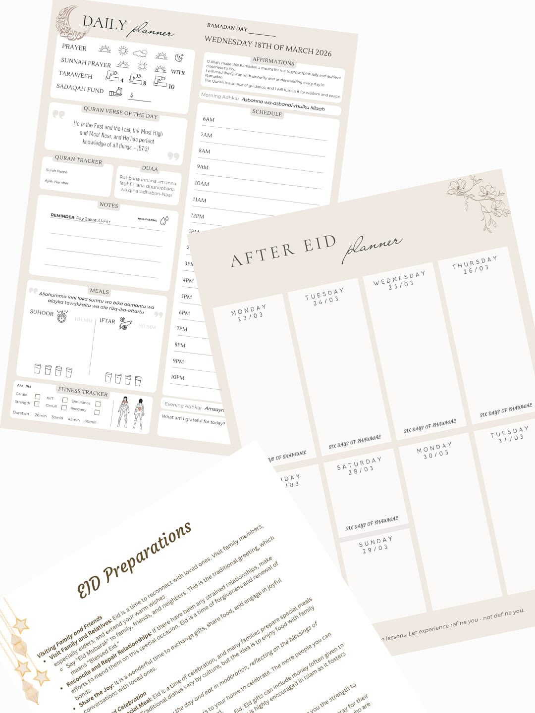 2026 Deen and Dunia Planner